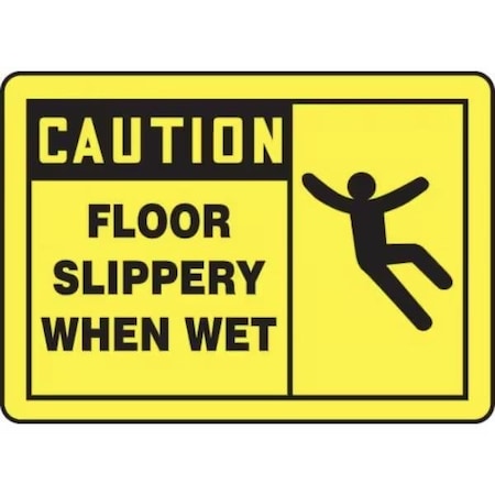 Accuform OSHA CAUTION SAFETY SIGN FLOOR MSTF622XT MSTF622XT